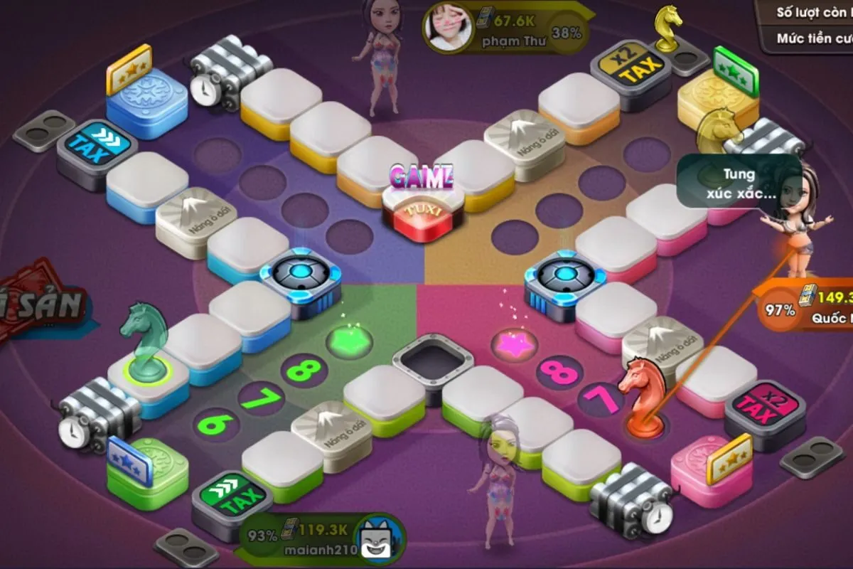 chơi cờ cá ngựa online với bạn bè