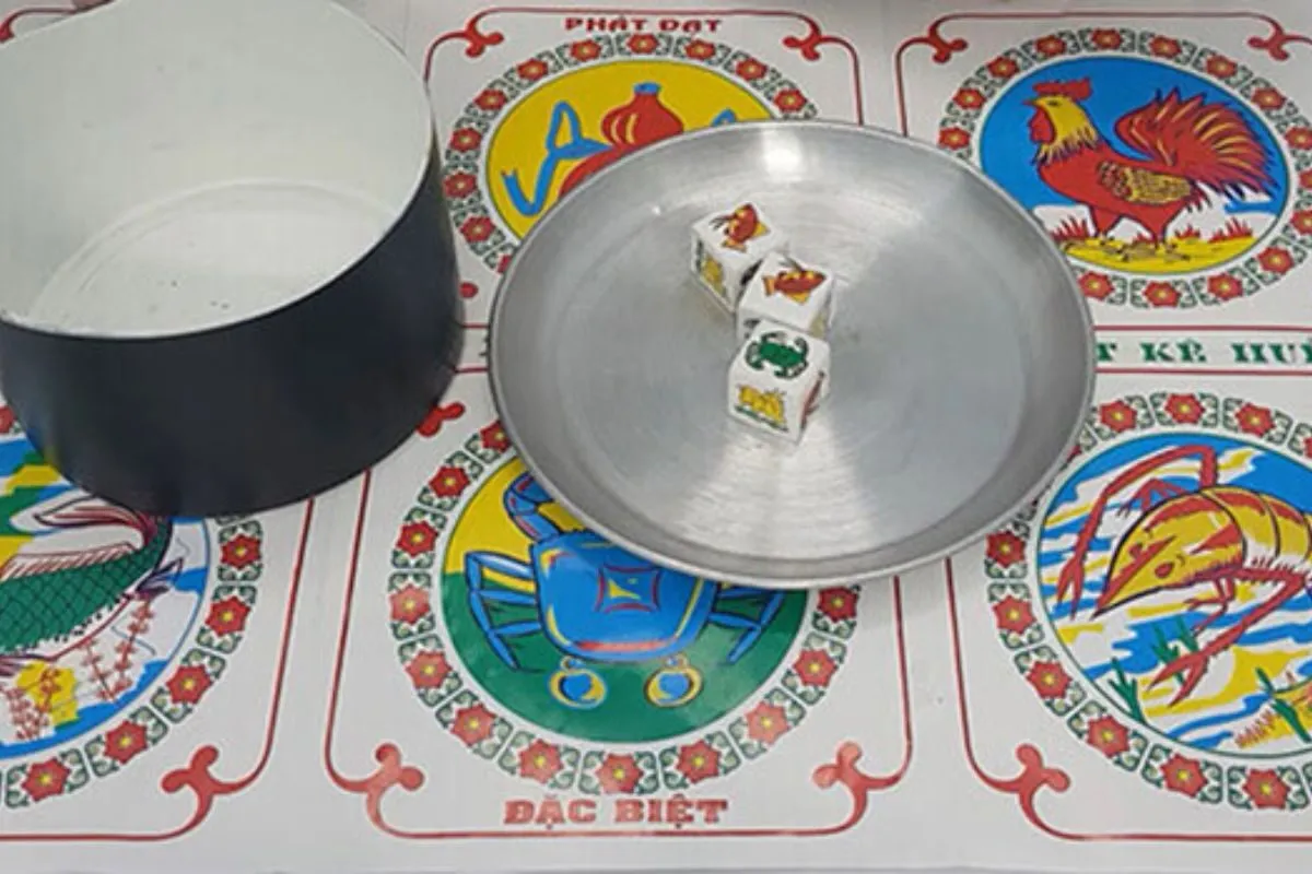 những biến thể khác nhau của bầu cua tôm cá